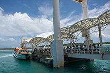 小浜島の桟橋