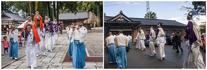 雄山神社の稚児舞