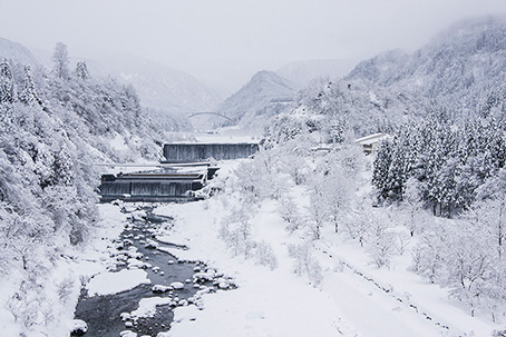 芦峅寺の雪景色02