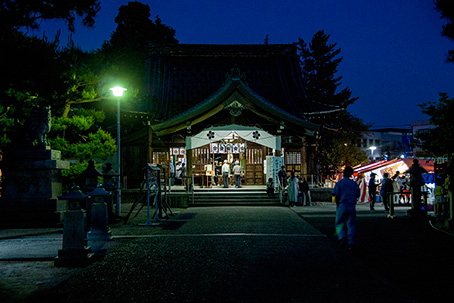 夜の於保多神社