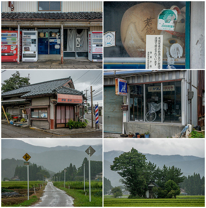 駅から善入寺までのスナップ写真