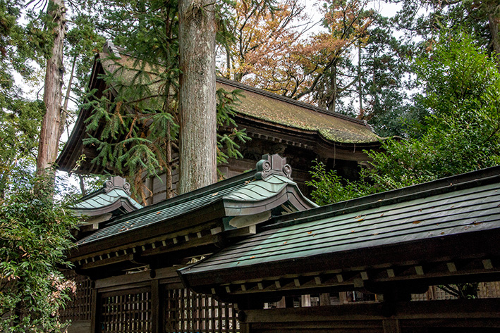 岩峅寺の雄山神社本殿