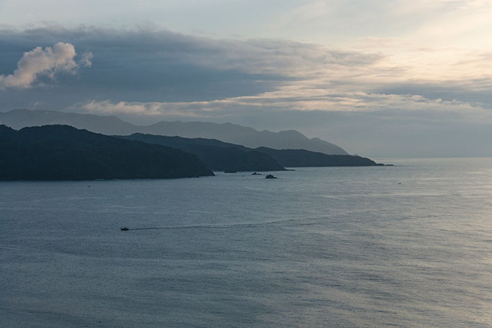 奄美大島の海岸線