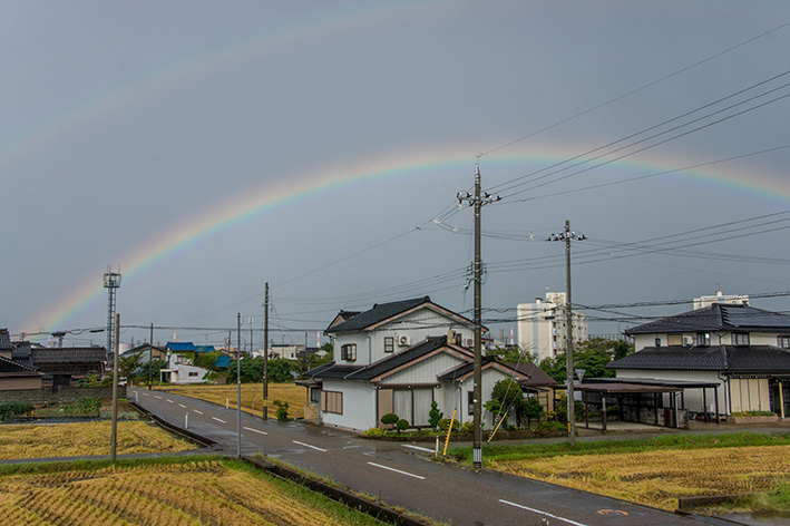 昨日の虹