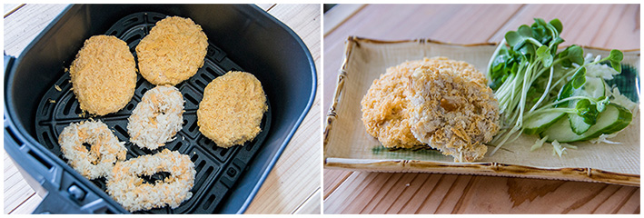 ノンフライヤーで調理