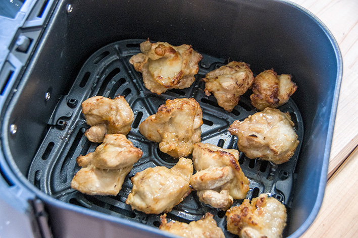 慢性した鳥の竜田揚げ