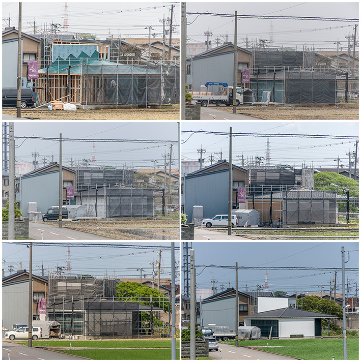近所の新築住宅進捗状況01