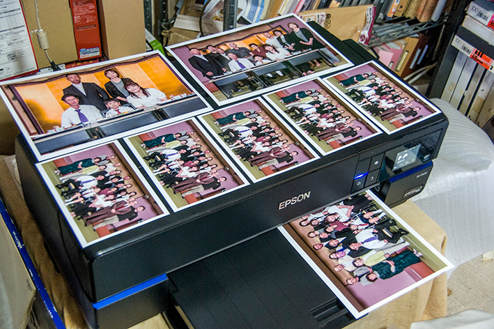 記念写真のプリント