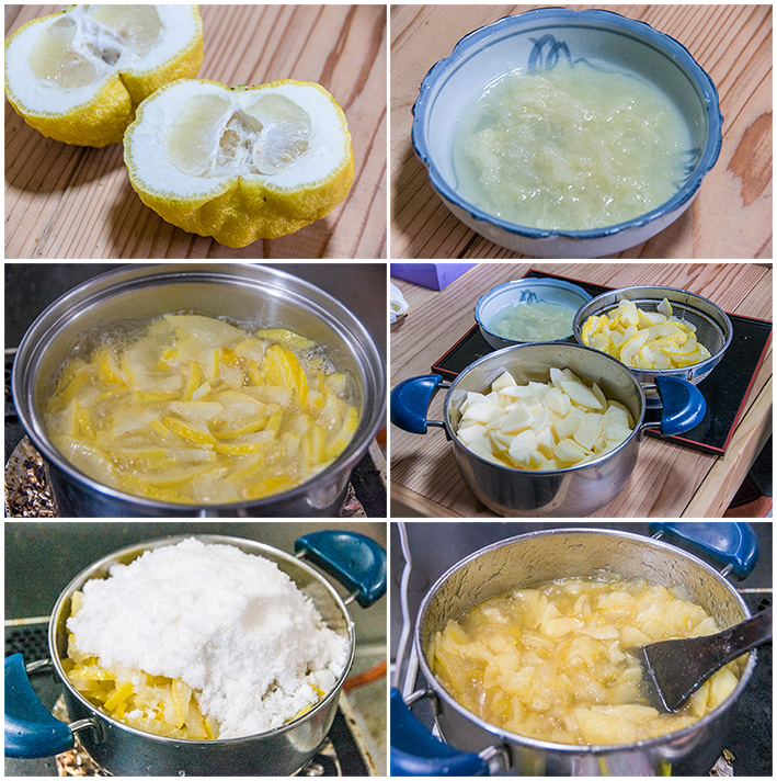 ジャム作りのプロセス