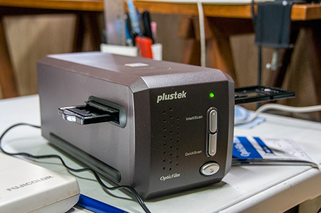 新しく購入したフィルムスキャナー