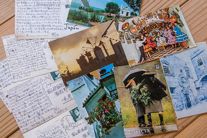 スペイン、ポルトガルから送った絵葉書