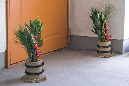 自分が作った門松