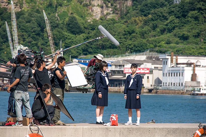 尾道で遭遇した『てっぱん』のロケ